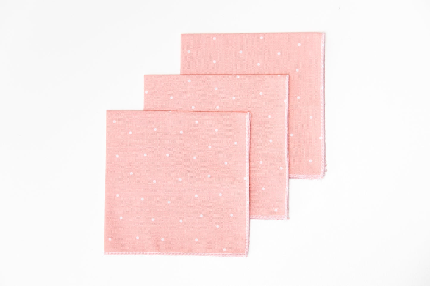 Cotton Hankies - Pink Spots