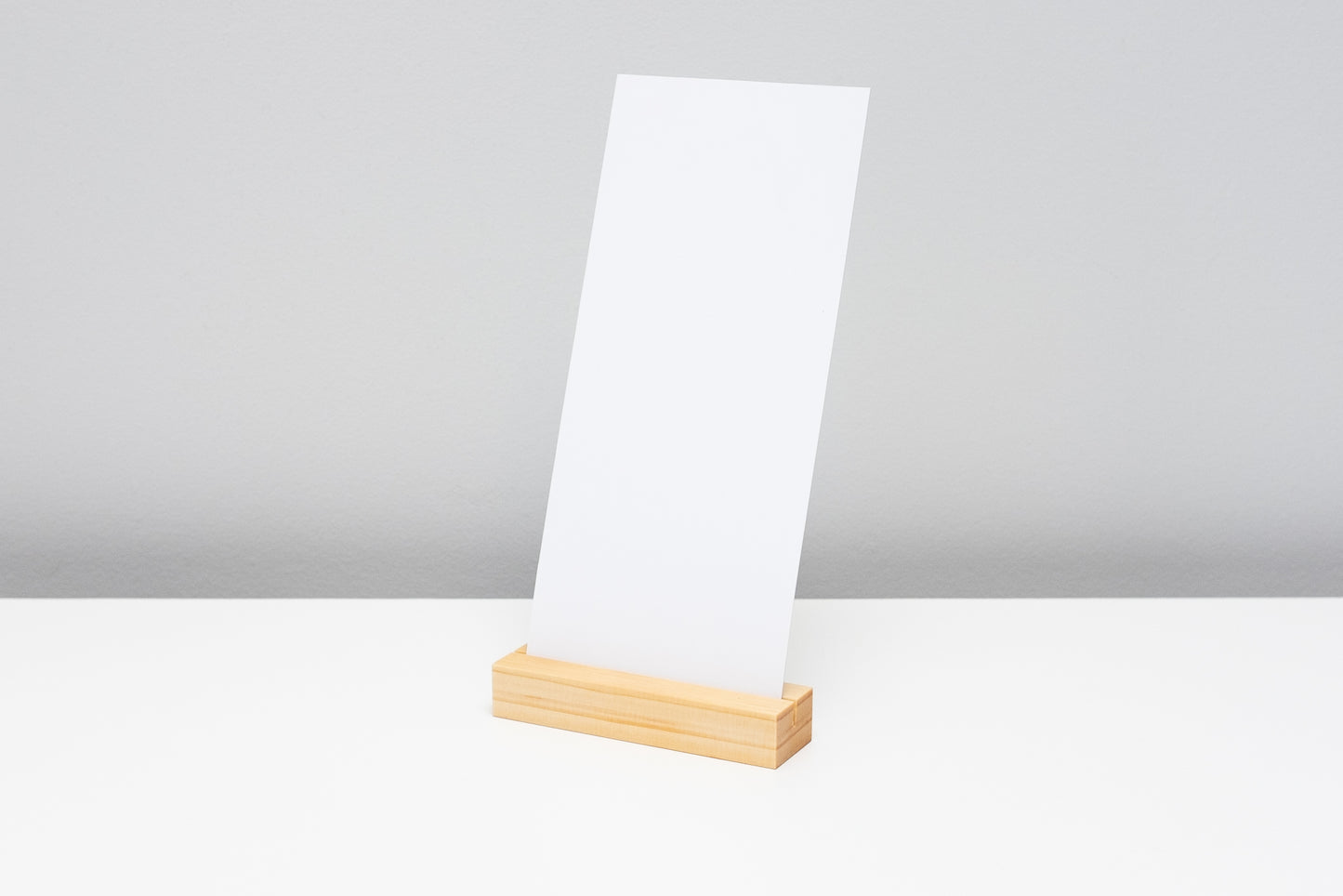 Slotted Card Stand – Pine