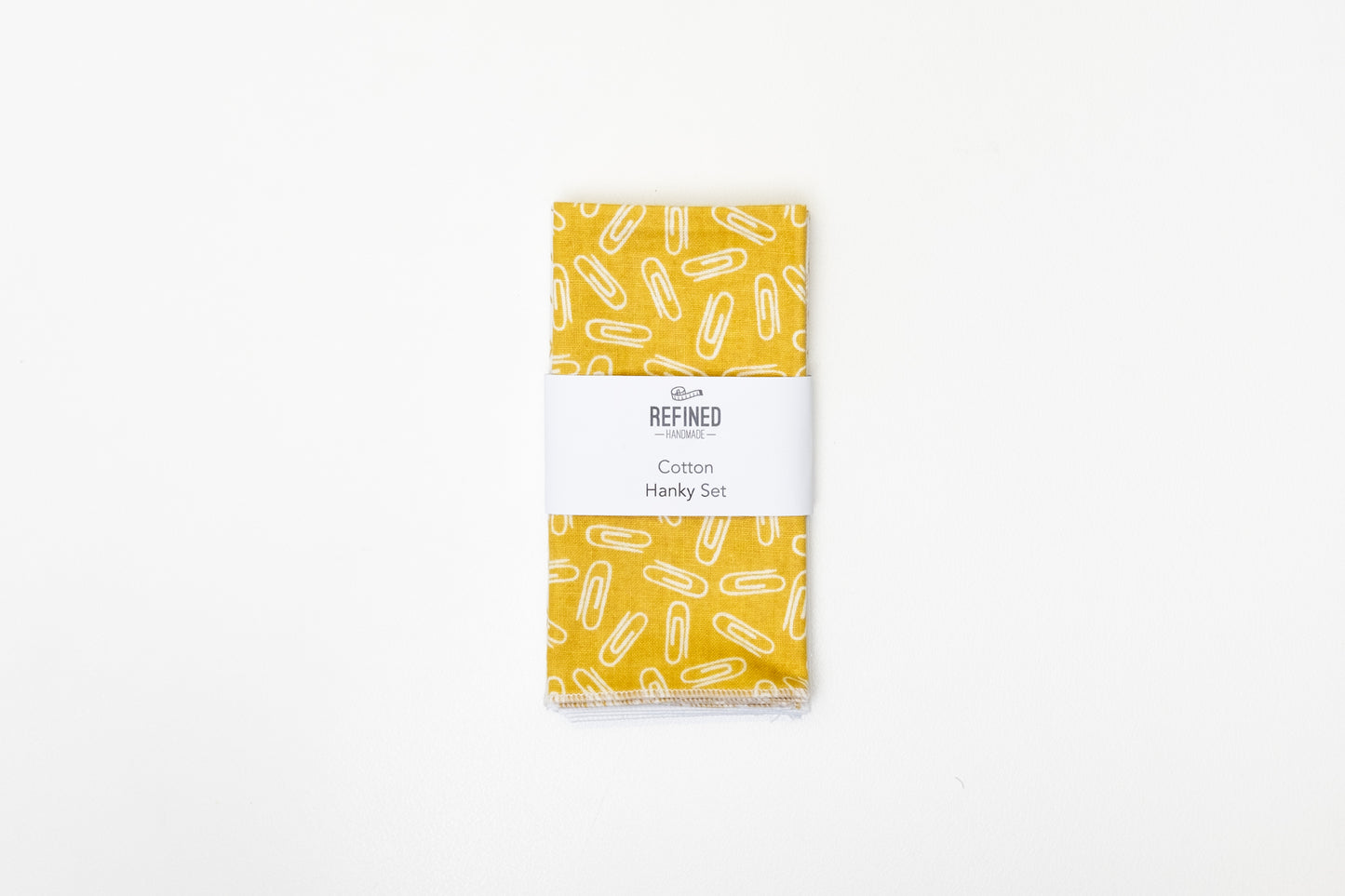 Cotton Hanky Set – Mustard