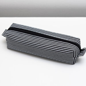 Pencil Case – Black Stripes