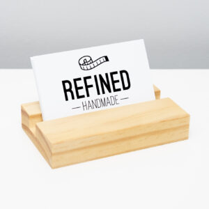 Pine Business Card Holder